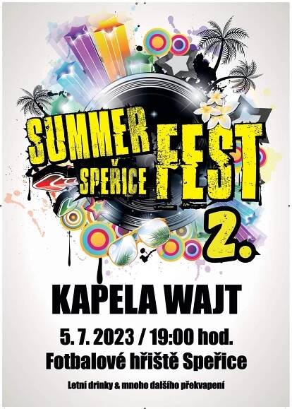 Summer Fest 2. – SPEŘICE – Mikroregion Zálesí