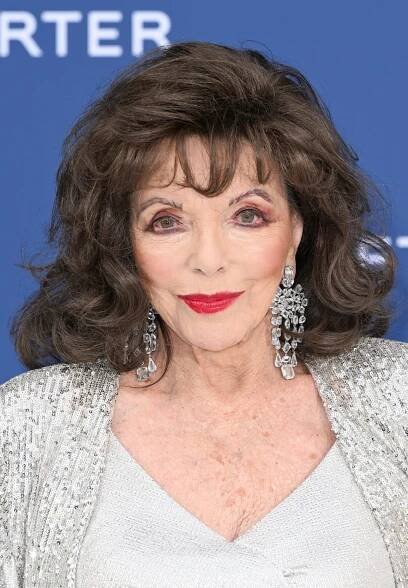 Hollywood icon Joan Collins, 90, insists she's never gone under the knife to alter her appearance.