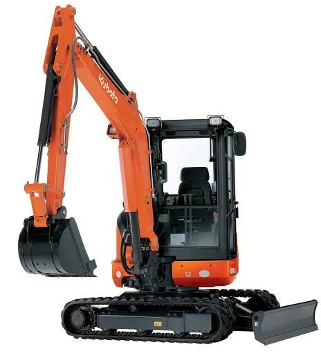 Minibagr Kubota 3,5 tuny