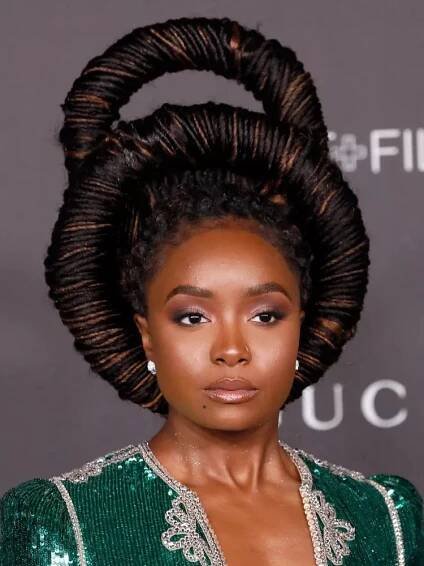 Kiki Layne Valentine's Day Makeup