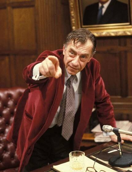 Philip Baker Hall as Richard M. Nixon in Secret Honor