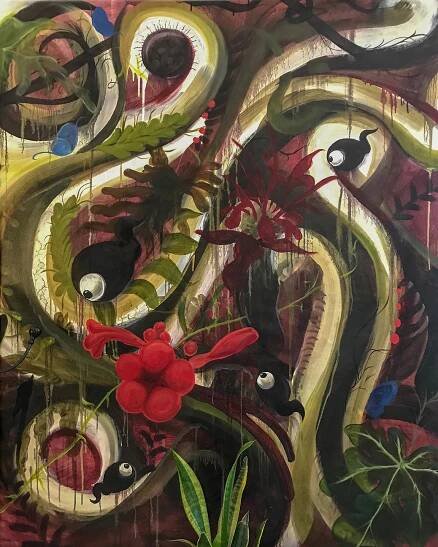 Susan Robertson - Fine Art: Dark Garden
