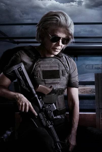 New Poster Linda Hamilton in Terminator Dark Fate - rKade