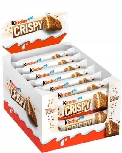 Kinder Crispy Wafel s čokoládově mléčnou náplní Ořechy 34 g 14 ks