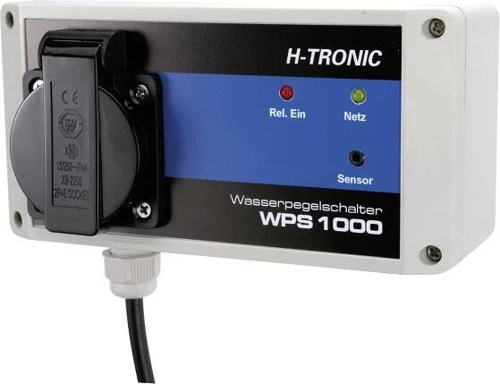Regulátor hladiny H-Tronic WPS 1000 1114420, plnění, vypouštění, schuko zásuvka