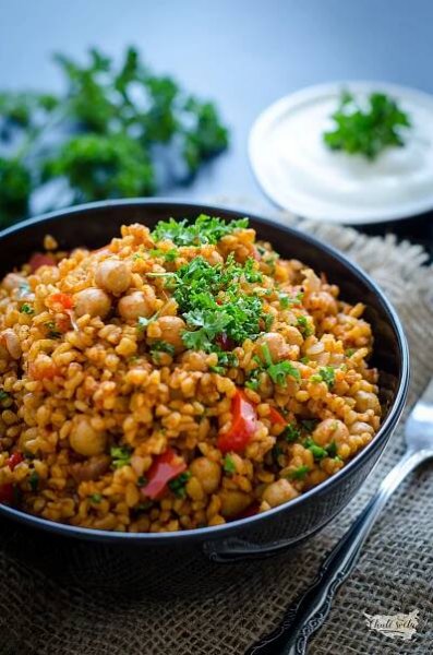 bulgur s cizrnou (pilaf)