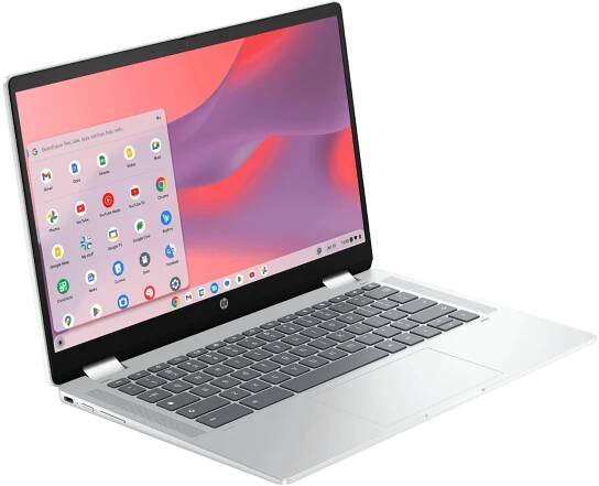 HP Chromebook x360 35.6 cm (14) Laptop 14b-cd0011TU, Silver