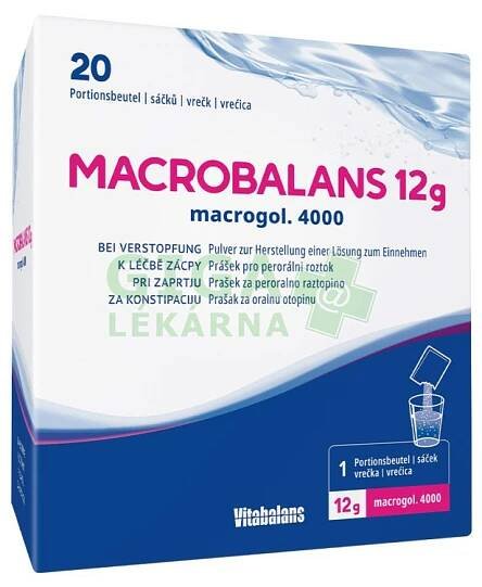 MacroBalans 20x12g - GigaLékárna.cz