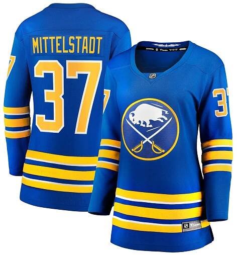 Women's Buffalo Sabres Casey Mittelstadt Fanatics Royal Home Breakaway Player Jersey