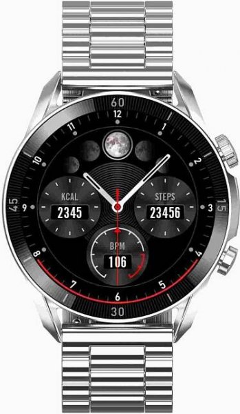 GARETT Smartwatch V10 Silver steel Chytré hodinky