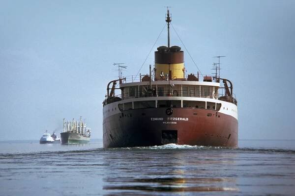 The launch of the Edmund Fitzgerald - June 8, 1958