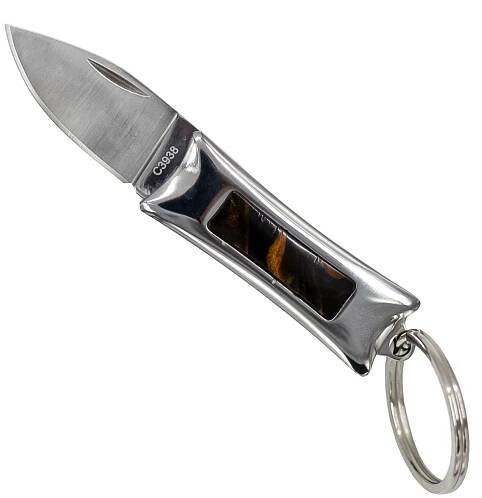 Mini nůž Clipper Keychain, Nerezová ocel 440C, 9,5 cm