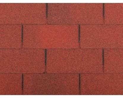 Gutta Asfaltový šindel Guttatec Rectangular červený 333 x 1000 mm, 3m2