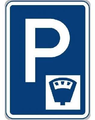 Dopravní Značka IP13c Parkoviště s parkovacím automatem
