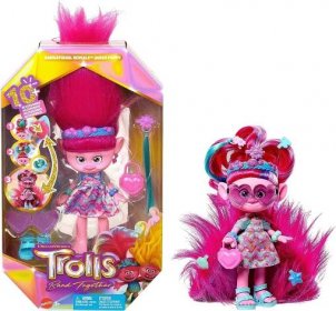 Trolls Band Together Hairsational Reveals dolls Queen Poppy and Viva