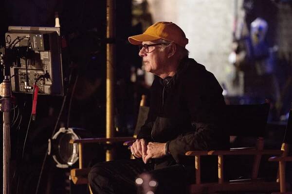 THE HUMBLING, director Barry Levinson, on set, 2014. ph: Christie Mullen/©Millennium Films