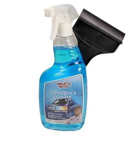 Rozmrazovač MOJE-AUTO AMT25-Z17 Rozmrazovač oken -37°C 650ml rozprašovač + škrabka (AMT25-Z17)