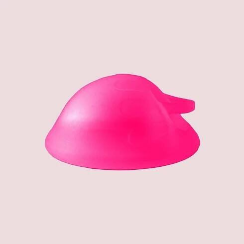 Jemný menstruační disk one size – umožňuje pohlavní styk, fuchsie Femi.Eko