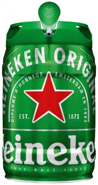 Heineken Světlý ležák soudek | 5 l | Albert