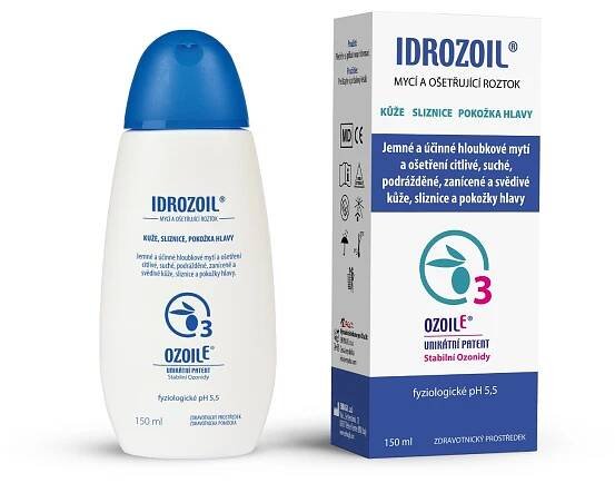 IDROZOIL Roztok Na Umývanie A Ošetrenie Pokožky 150ml 1×150 ml, roztok na umývanie