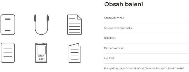Canon Zoemini 2 bílá
