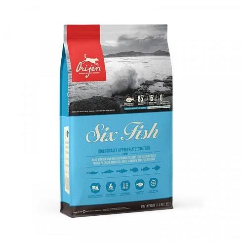 Orijen Dog Six Fish NEW 11,4kg - PetDiscont.cz