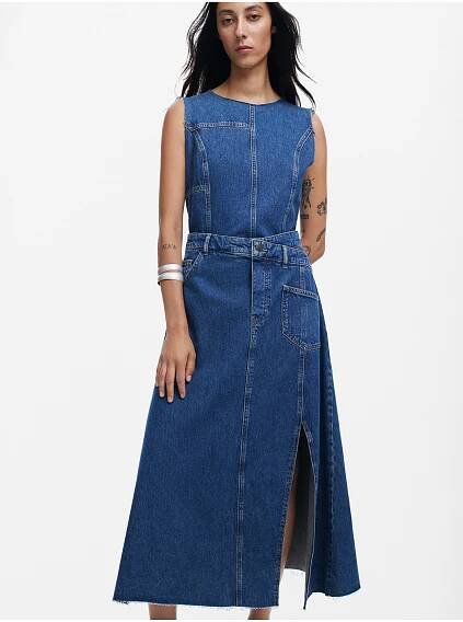 Desigual Dámské džínové šaty Desigual Nueva York