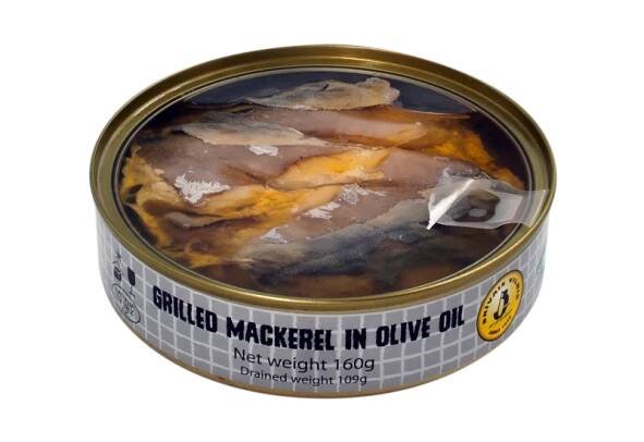 Grilovaná makrela v olivovém oleji