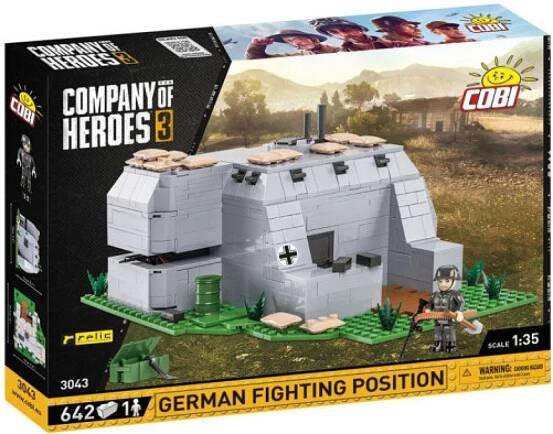 COBI 3043 Company of Heroes 3 Německé bojové opevnění