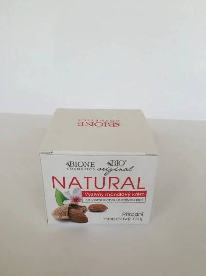 BC Bione Cosmetics Original Natural výživný mandlový krém velmi suchá a citlivá pleť 51 ml