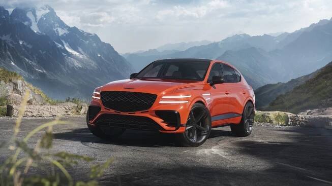 Genesis představil koncept kupé-SUV GV80, má ochranný rám jako závoďáky