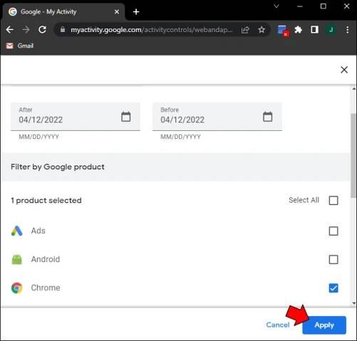 Jak vyhledávat v historii Chrome podle data