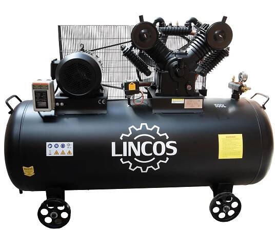Průmyslový vzduchový kompresor, 500l, 7.5kW/400V, 12.5bar SB-50073T