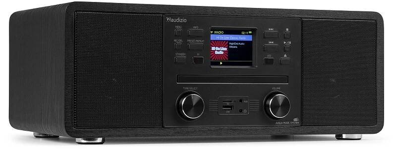 Avola Digital Music System CD/BT/DAB+/Internet Black