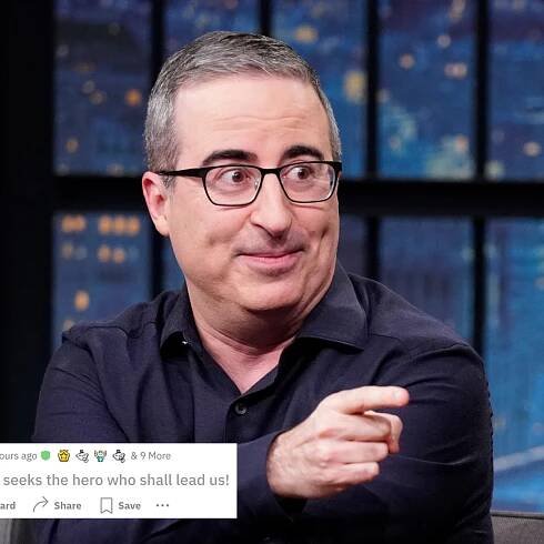 Reddit's API protest just made John Oliver a special job offer