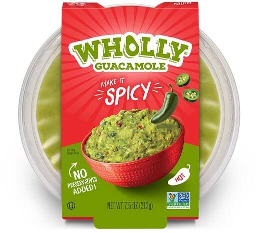 Wholly guacamole spicy 7.5 oz bowl.