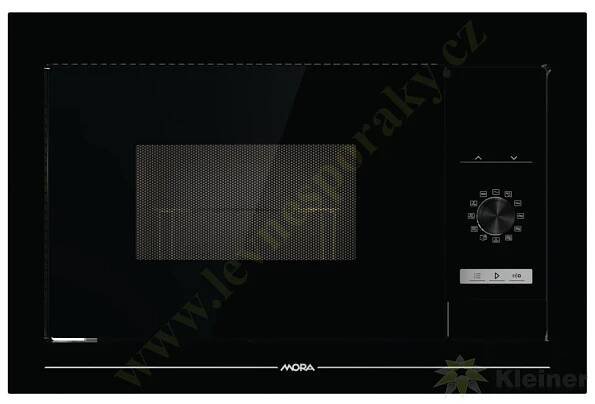 MORA VMT 445 B PREMIUM - trouba mikrovlnná vestavná 25 l, černá  (VMT445B)