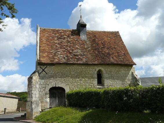 1er septembre — Chapelle de Tous-les-Saints à Preuilly-sur-Claise (Indre-et-Loire). Photo: DoucF (CC-BY-SA-3.0)