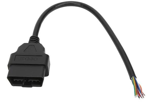 ADAPTÉR OBD2 KABEL 16PIN PRO VŠECHNY MOTOCYKLY A SKÚTRY ELM327 30CM