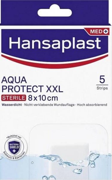 Hansaplast Aqua Protect XXL voděodolná náplast 5 ks