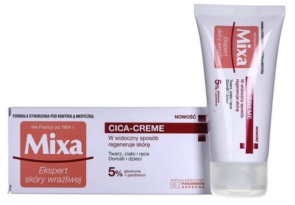 mixa cica sos regeneracni krem na tvar ruce a telo