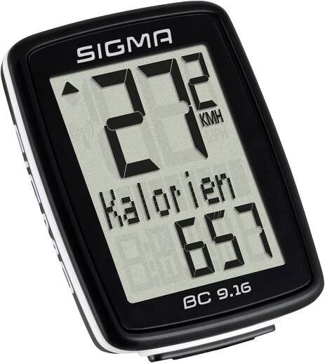 Sigma BC 9.16 cyklopočítač káblový přenos se senzorem kola