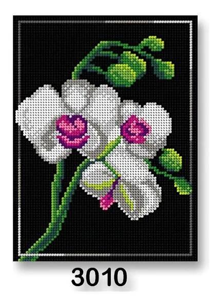 VTC Vyšívací předloha 70246 3010 orchidea bílo-černá 18x24cm od 148 Kč - Heureka.cz