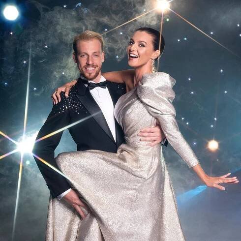 Iva Kubelková a tanečník Martin Prágr