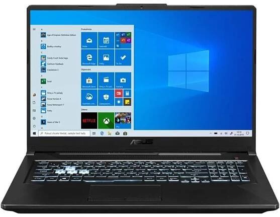Notebook Asus TUF Gaming A17 FA706II-AU016T (FA706II-AU016T) černý