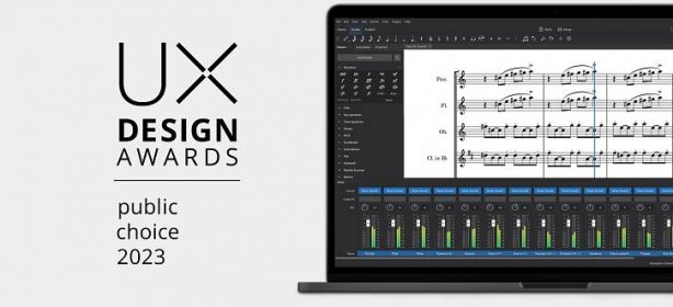 UX Design Awards 2023: MuseScore 4 wins Public Choice Award!