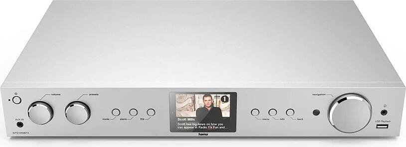 Hama HiFi-Tuner DIT2105SBTX DAB+/Internetradio/Bluetooth RX & TX/App
