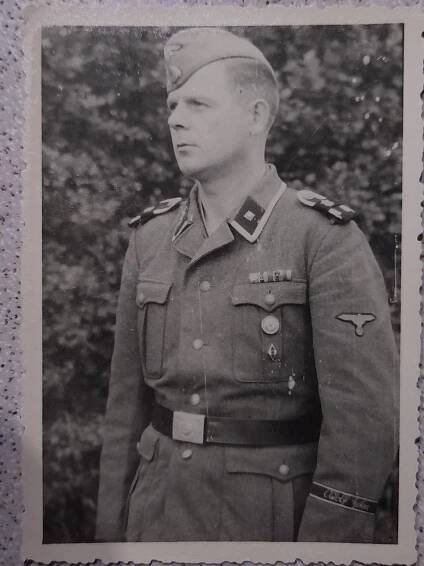 Fotografie Voják Leibstandarte  - Vojenské sběratelské předměty