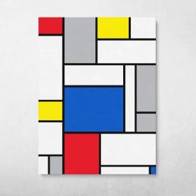 Mondrian Pattern Pop Art Modern Wall Art