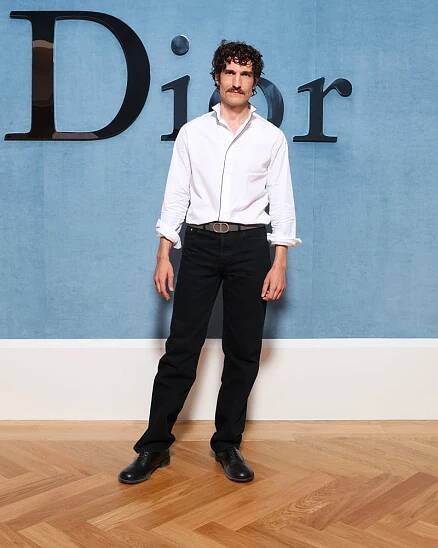 Louis Garrel at the Dior Men's show.